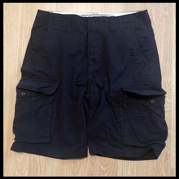 Old Navy Mens Cargo Shorts - Black - Picture 2 of 4